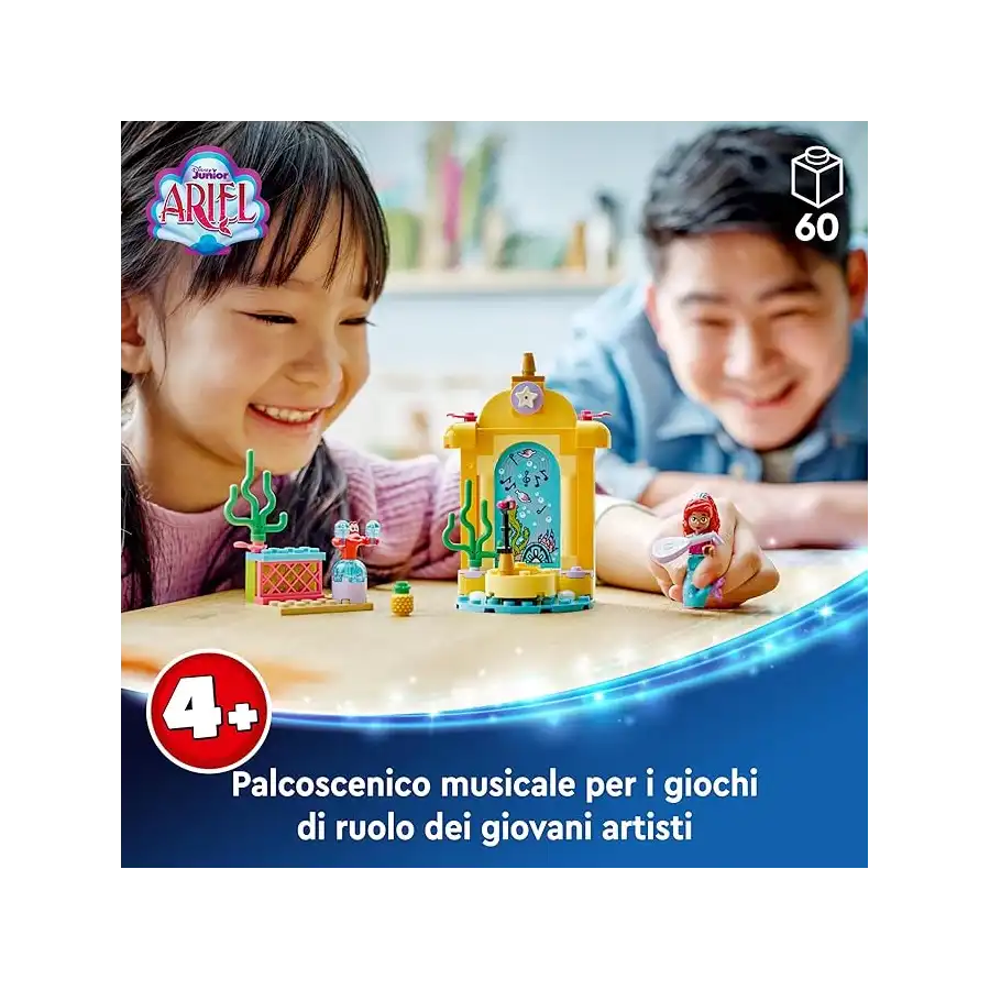 LEGO 43235 - Set Costruzioni Disney Princess Il Palcoscenico Musicale di Ariel