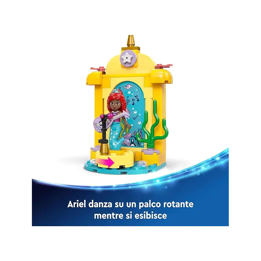 LEGO 43235 - Set Costruzioni Disney Princess Il Palcoscenico Musicale di Ariel