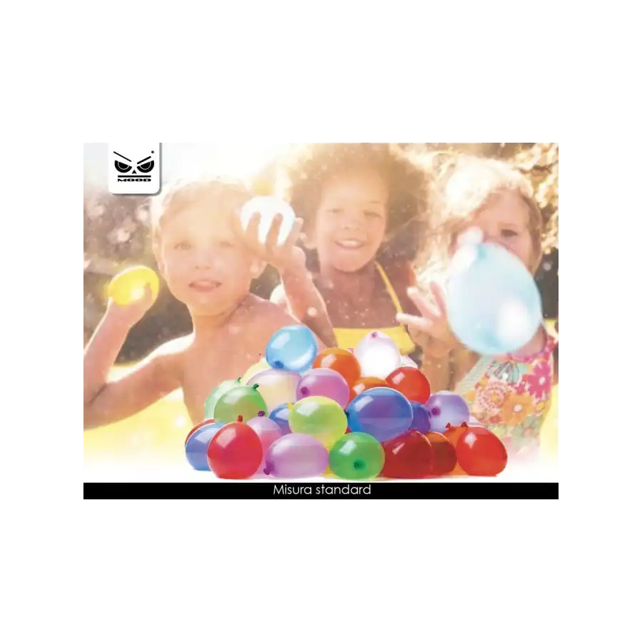 Bombe d'Acqua Multicolor - Blister 100 Pezzi