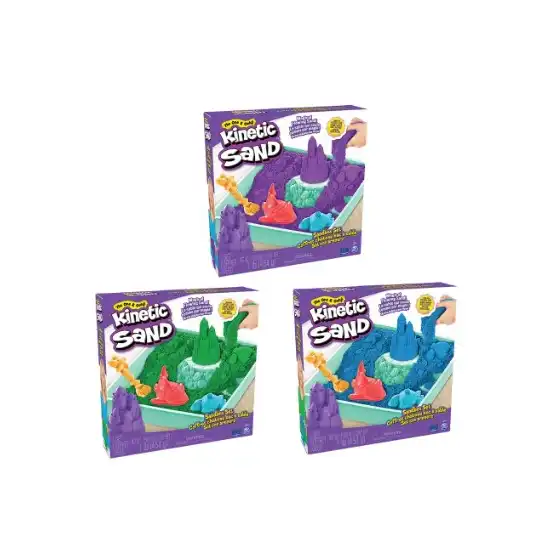 Spin Master 6067800 - Kinetic Sand Playset Castelli di Sabbia