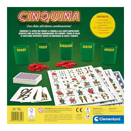 Cinquina - Clementoni Giochi da Tavolo