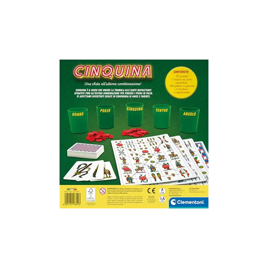Cinquina - Clementoni Giochi da Tavolo
