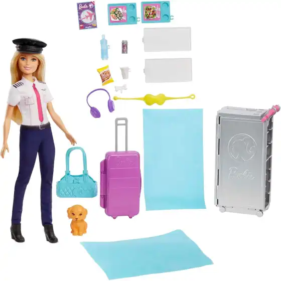 Aereo dei Sogni di Barbie con Barbie Pilota GJB33