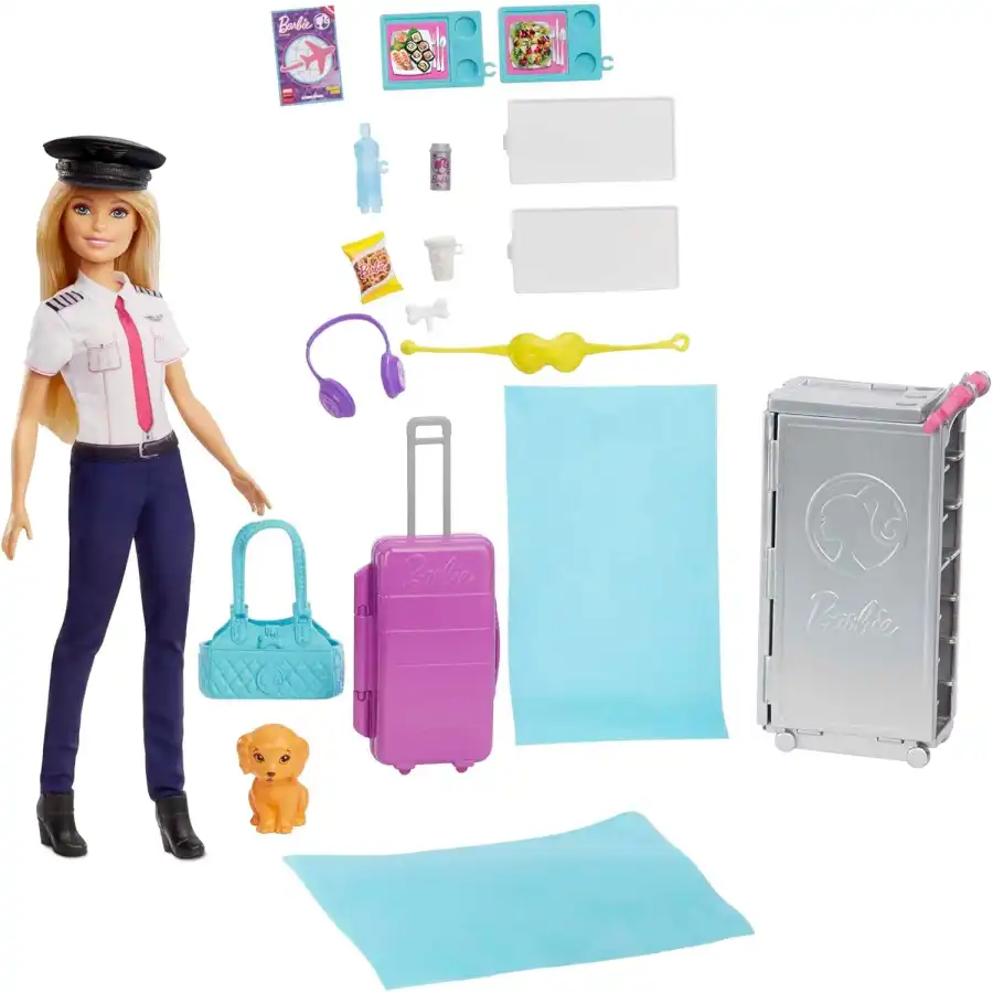 Aereo dei Sogni di Barbie con Barbie Pilota GJB33