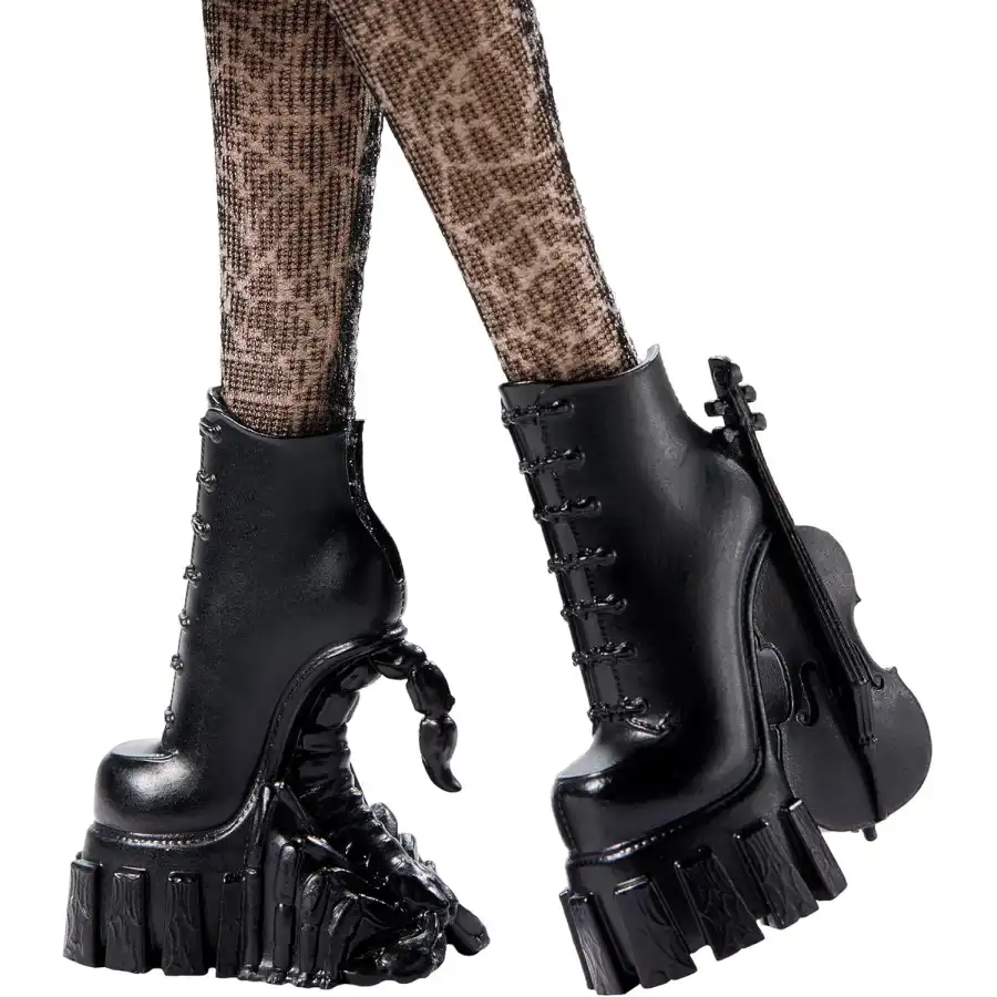 Monster High mercoledì, Bambola e Accessori, mercoledì Addams da Collezione in Uniforme Nevermore Academy, HXJ04