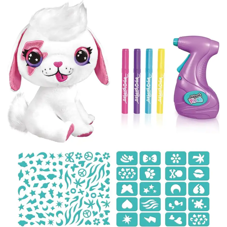 Airbrush Plush Cagnolino da Colorare