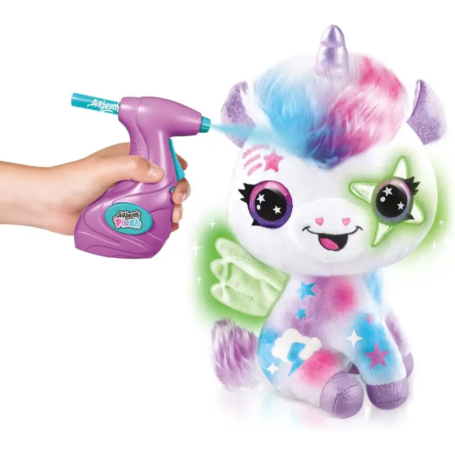 Airbrush Plush Unicorno da Colorare