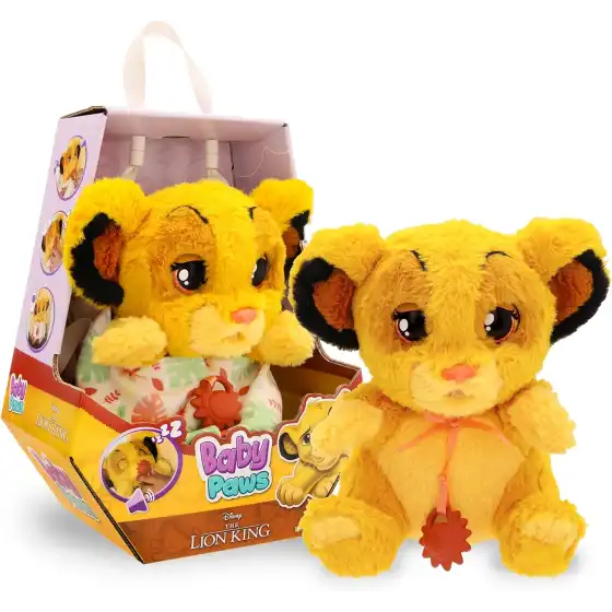 Baby Paws Simba, Cucciolo Interattivo di Peluche