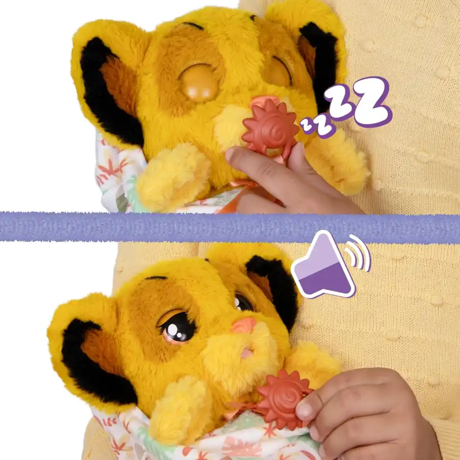 Baby Paws Simba, Cucciolo Interattivo di Peluche