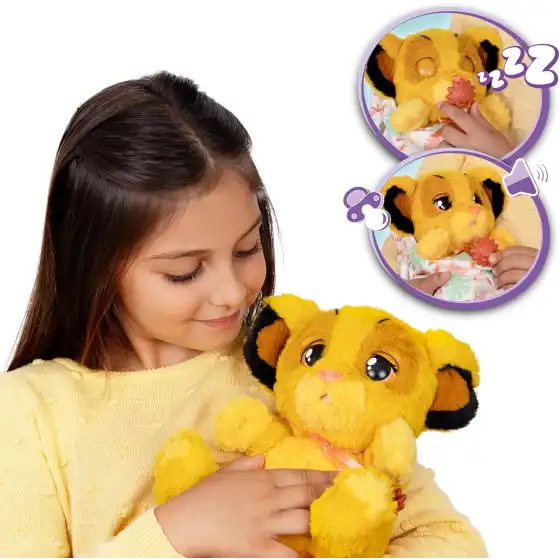 Baby Paws Simba, Cucciolo Interattivo di Peluche