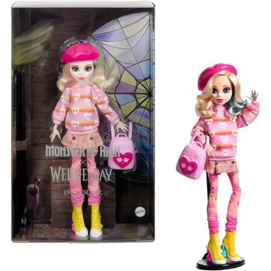 Monster High Mercoledì, Bambola Enid Sinclair da Collezione, HXJ05