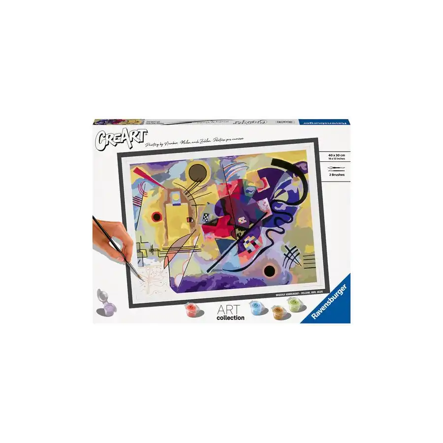 Ravensburger CreArt Collection - Giallo, Rosso, Blu di Kandinsky