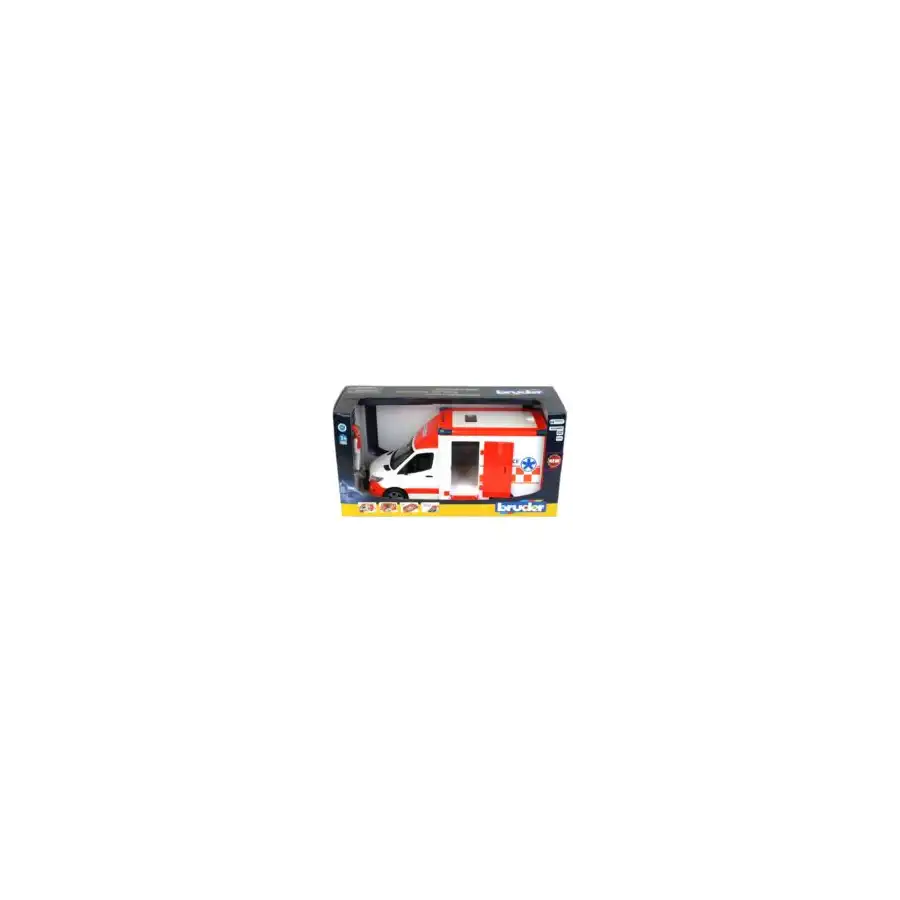 Bruder Ambulanza Sprint con Autista 02676