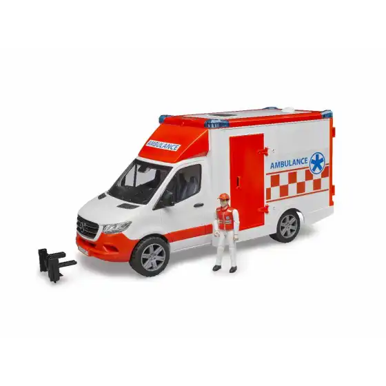 Bruder Ambulanza Sprint con Autista 02676