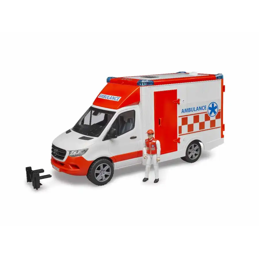 Bruder Ambulanza Sprint con Autista 02676