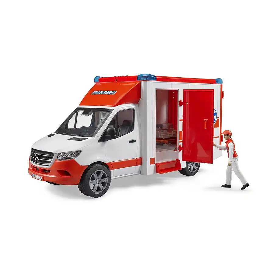 Bruder Ambulanza Sprint con Autista 02676