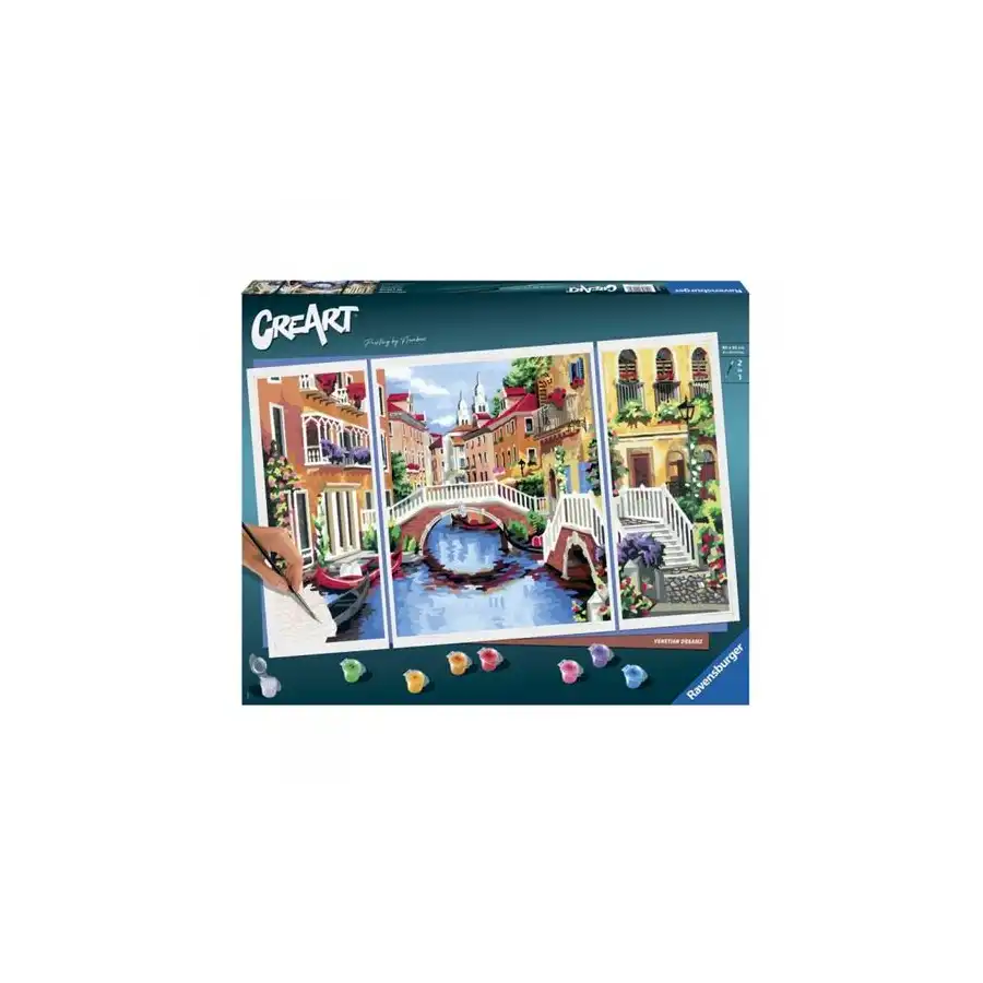 Ravensburger CreArt - Sogno Veneziano - Kit di Pittura a Numeri