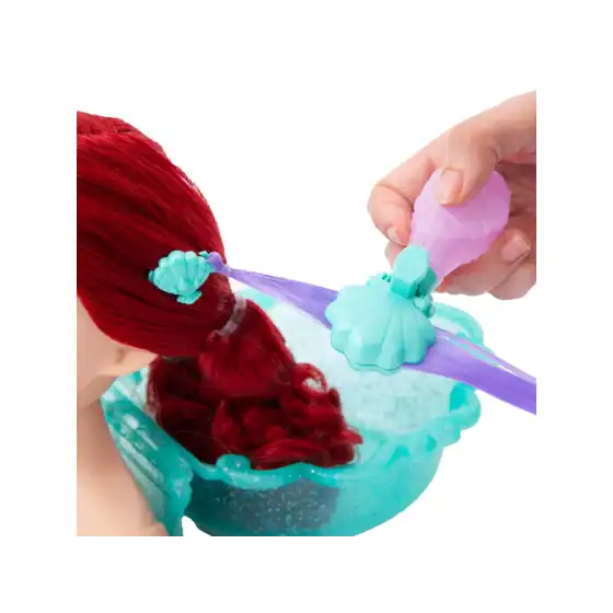 Disney Princess - Testa da pettinare Ariel Deluxe Styling Head