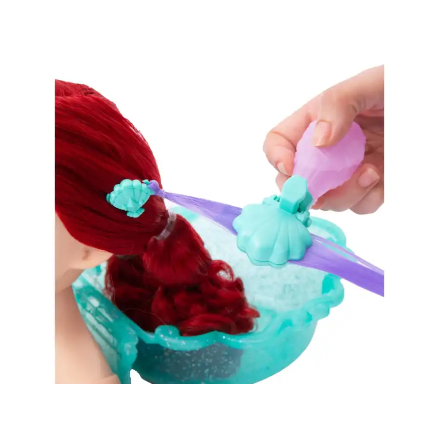 Disney Princess - Testa da pettinare Ariel Deluxe Styling Head