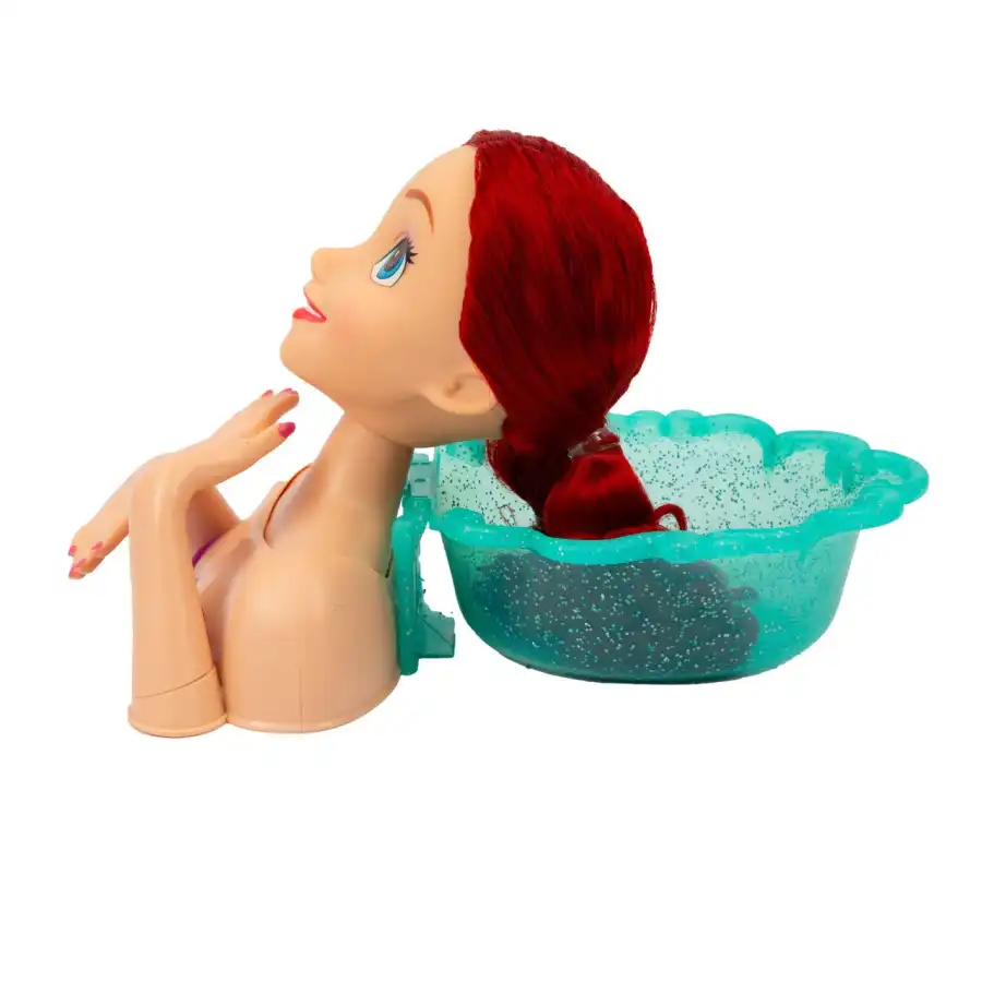 Disney Princess - Testa da pettinare Ariel Deluxe Styling Head