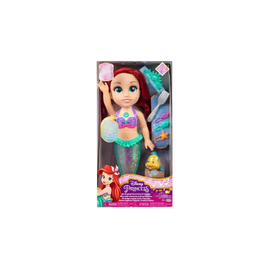 Disney Princess - Bambola Ariel Cantante 38 cm