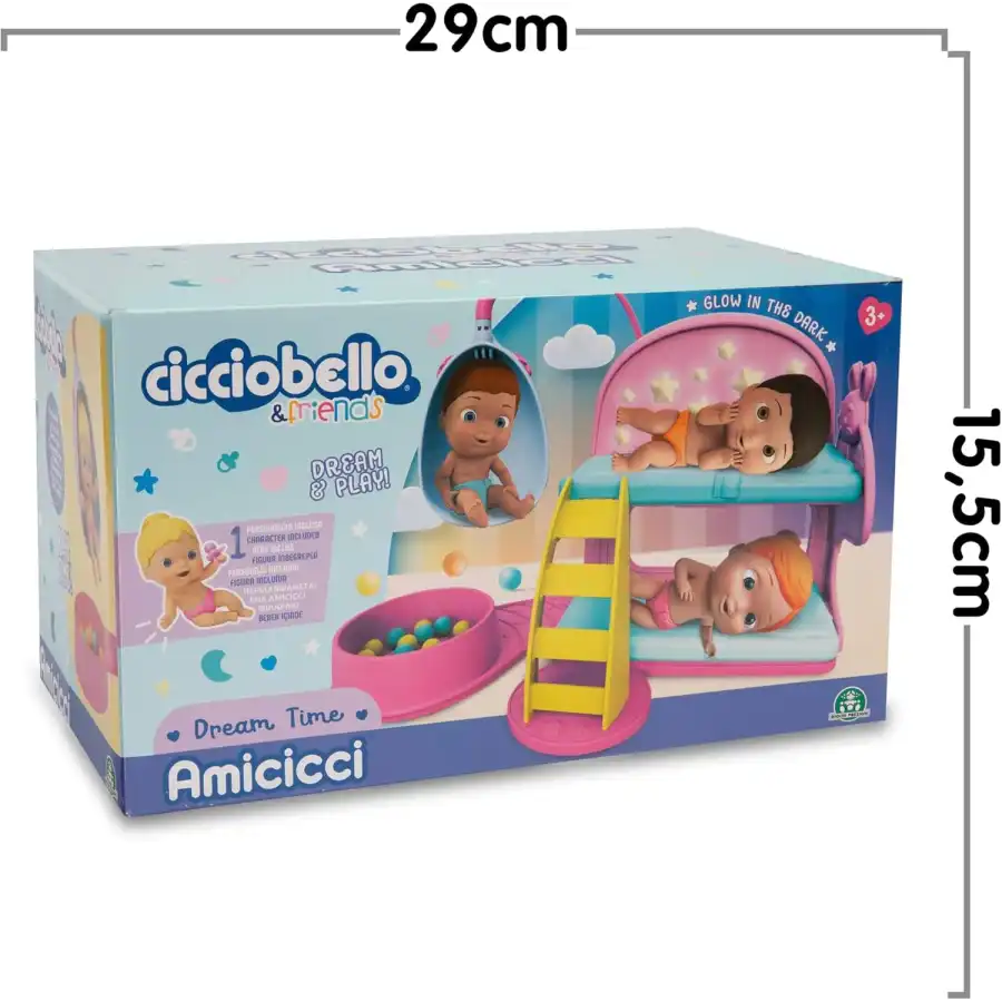 Amicicci Cicciobello - Dream Time, letto a castello