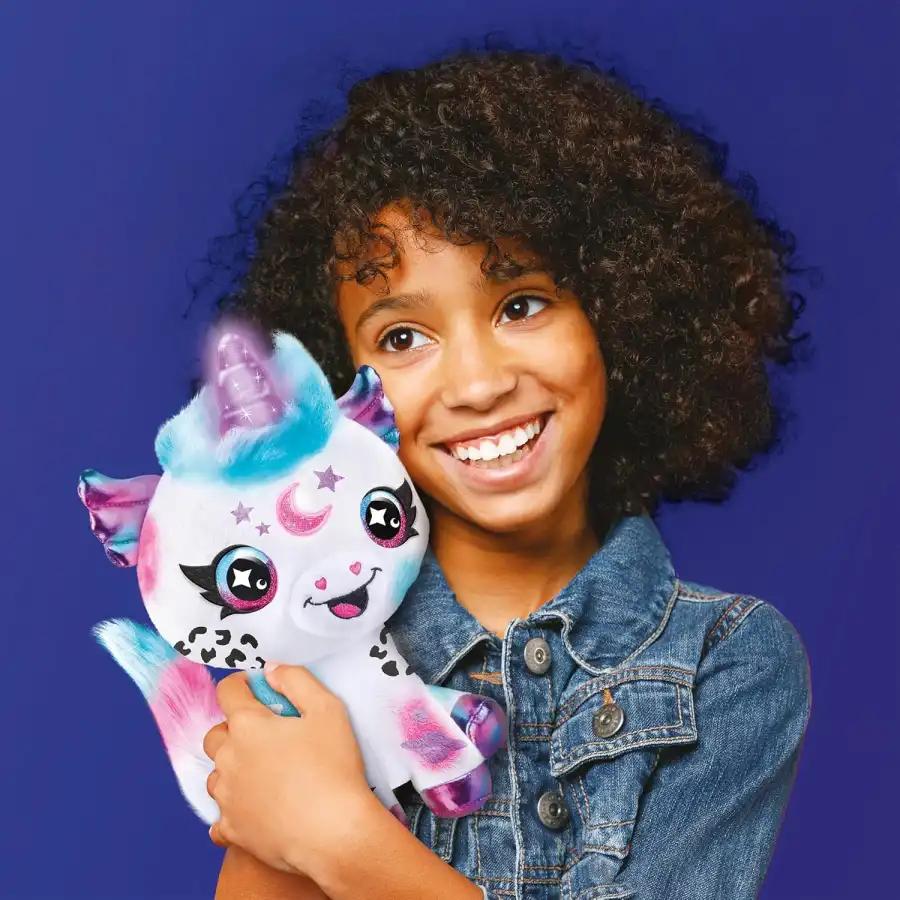 Airbrush Plush Cosmic Unicorn