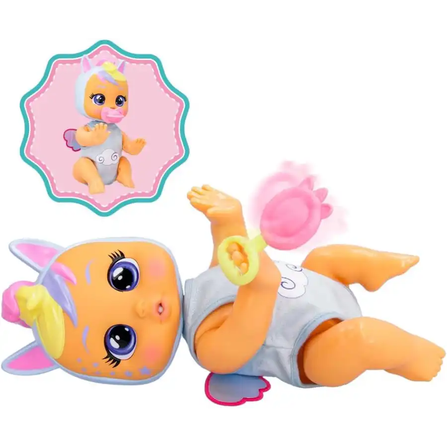 Cry Babies Crawling Jenna - Bambola Interattiva Jenna Gattona Davvero