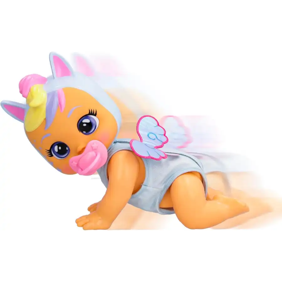 Cry Babies Crawling Jenna - Bambola Interattiva Jenna Gattona Davvero