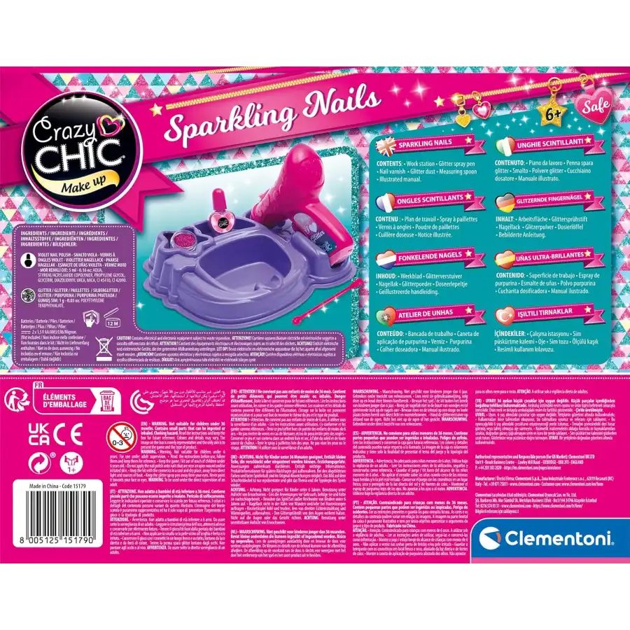 Sparkling Nails - Clementoni Crazy Chic 15179