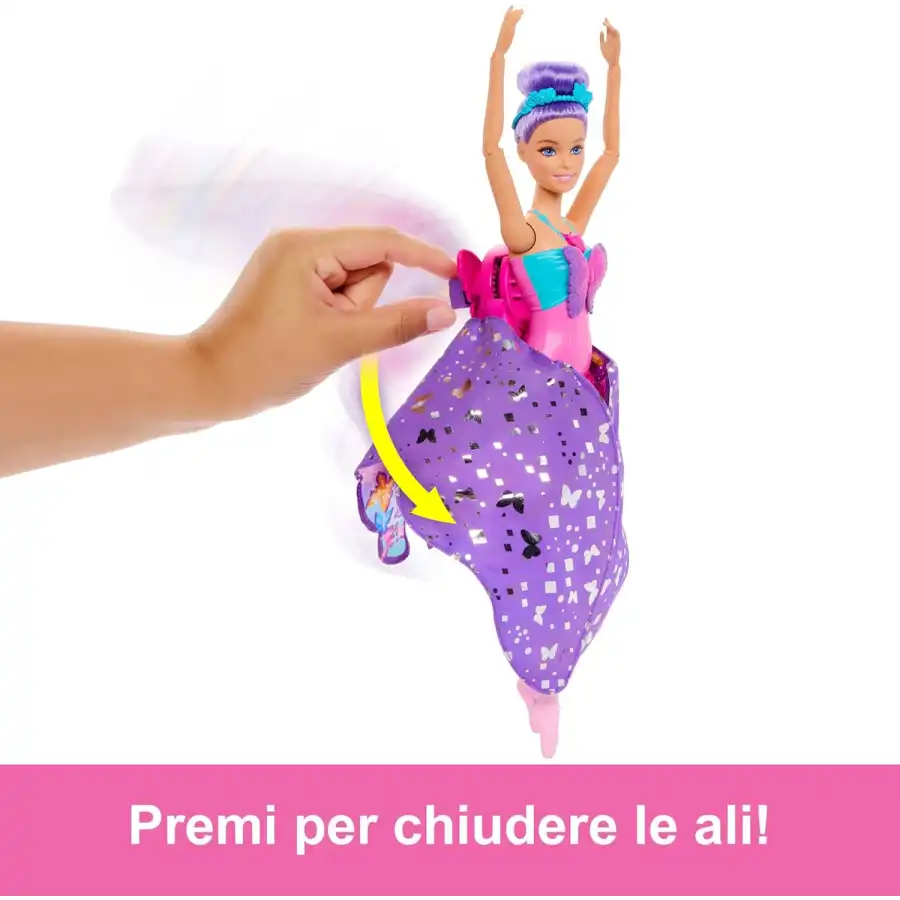 Barbie - Ali da farfalla Scintillanti HXJ10