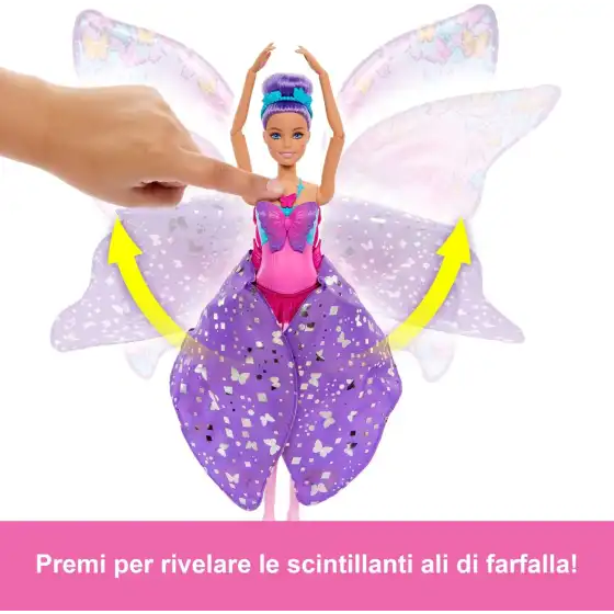 Barbie - Ali da farfalla Scintillanti HXJ10