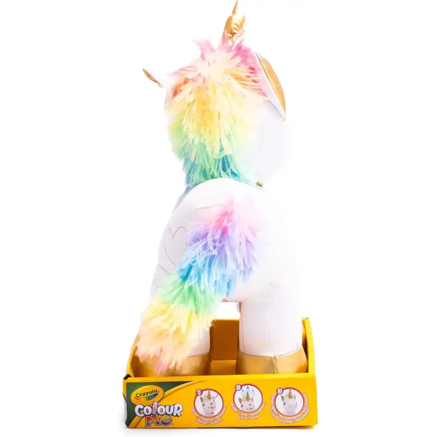CRAYOLA Colour Me Plush, Unicorno Peluche Colorabile