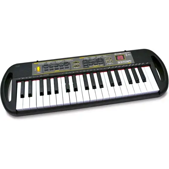 Bontempi | ProKey - Tastiera a 37 Tasti con Passo Professionale, Leggio Integrato e Opzioni di Collegamento Avanzate