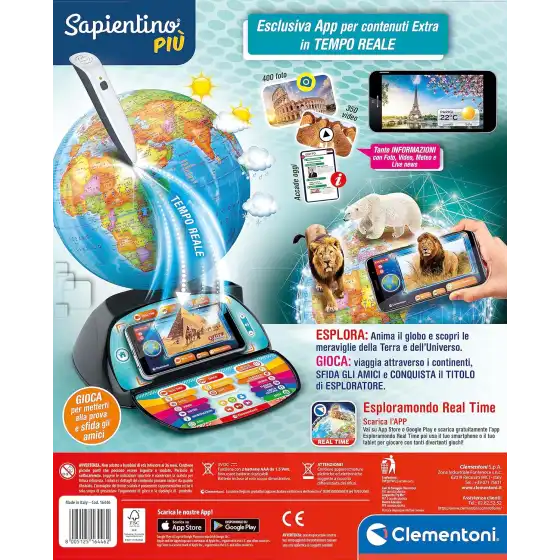 Esploramondo Real Time - Clementoni Sapientino Più 16446