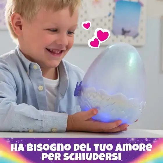 Hatchimals Alive, Uovo Mystery Hatch Draggle, Peluche Interattivo a Sorpresa con Effetti Speciali