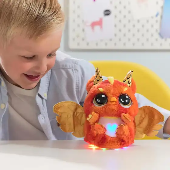 Hatchimals Alive, Uovo Mystery Hatch Draggle, Peluche Interattivo a Sorpresa con Effetti Speciali