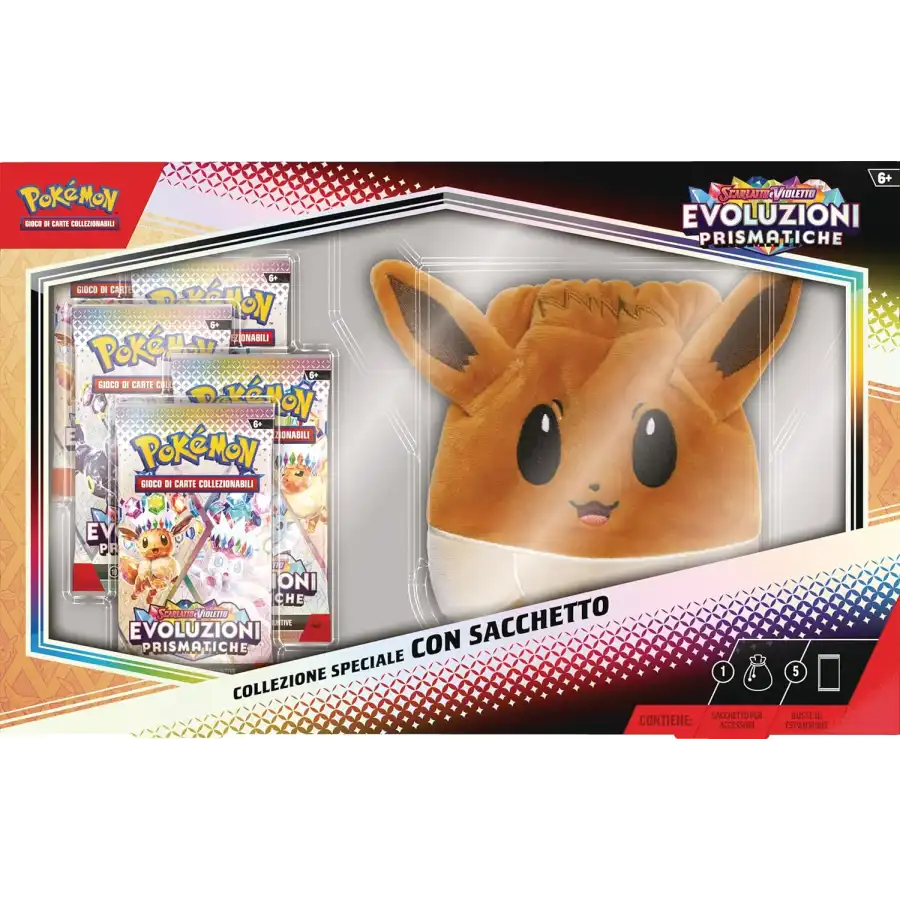 Pokémon Scarlatto & Violetto: Evoluzioni Prismatiche - Collezione Speciale con Sacchetto | Marzo 2025 |PK10104| ITA
