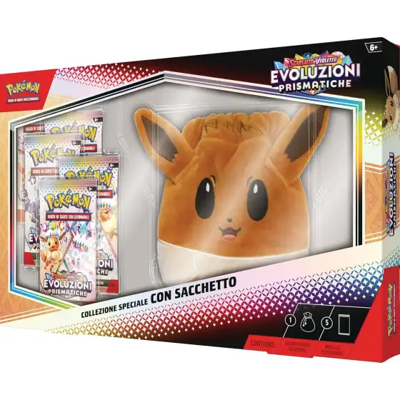 Pokémon Scarlatto & Violetto: Evoluzioni Prismatiche - Collezione Speciale con Sacchetto | Marzo 2025 |PK10104| ITA