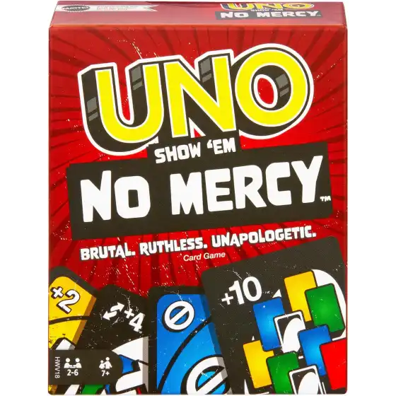 UNO No Mercy, La versione di UNO più brutale di sempre, con 56 nuove carte, HWV18