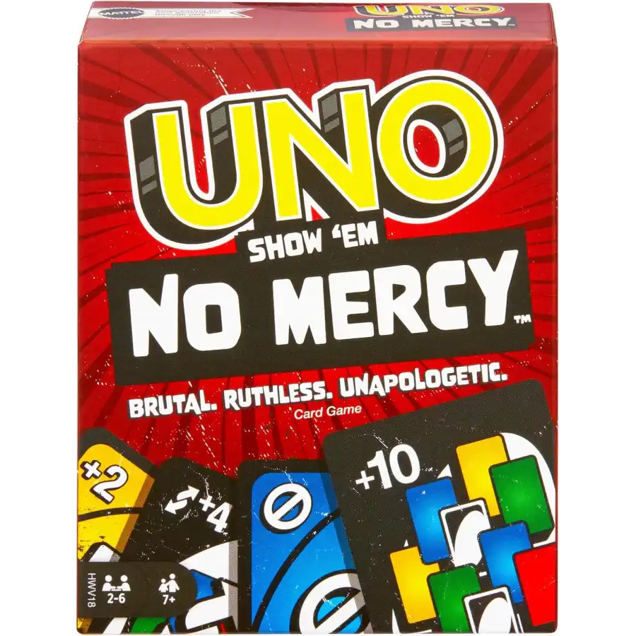 UNO No Mercy, La versione di UNO più brutale di sempre, con 56 nuove carte, HWV18