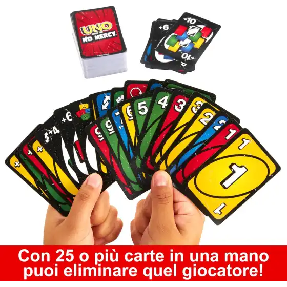 UNO No Mercy, La versione di UNO più brutale di sempre, con 56 nuove carte, HWV18