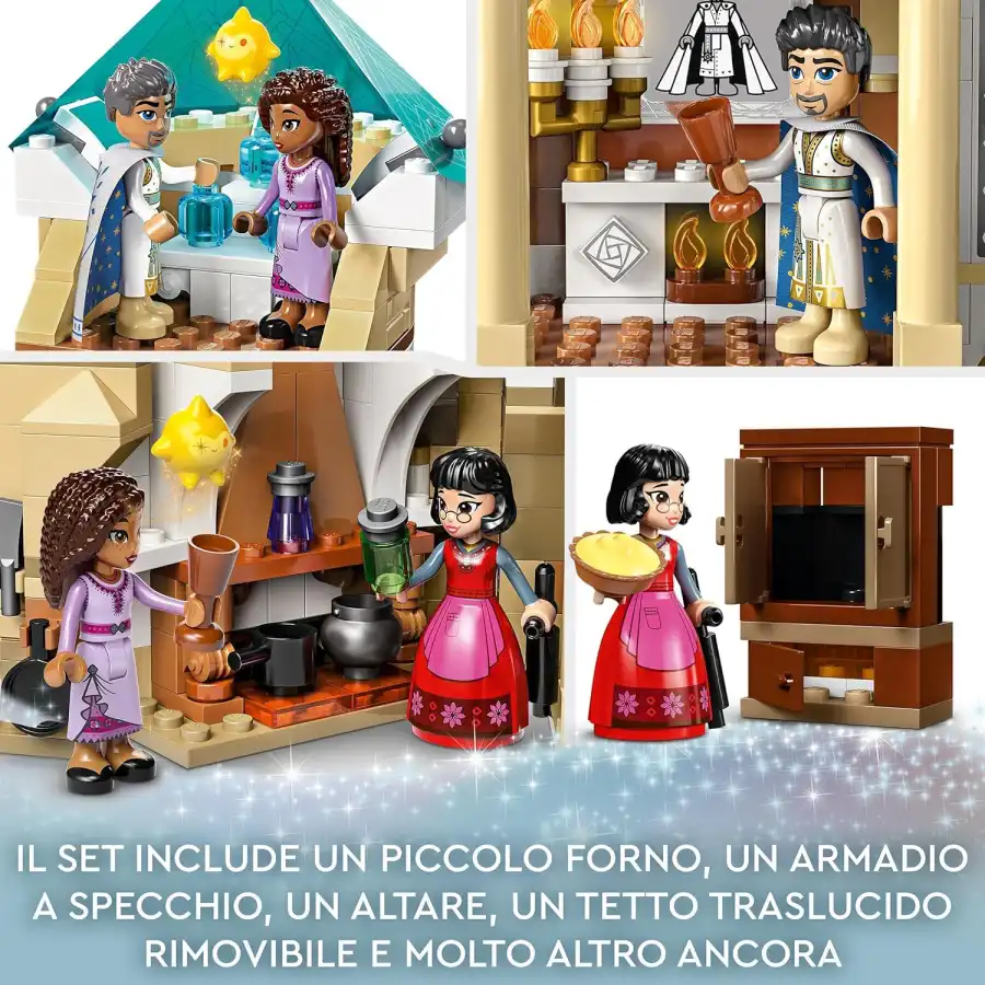 Lego Disney 43224 - Wish il Castello di Re Magnifico