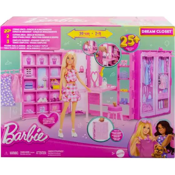 Barbie Armadio dei Sogni con Bambola HXD58