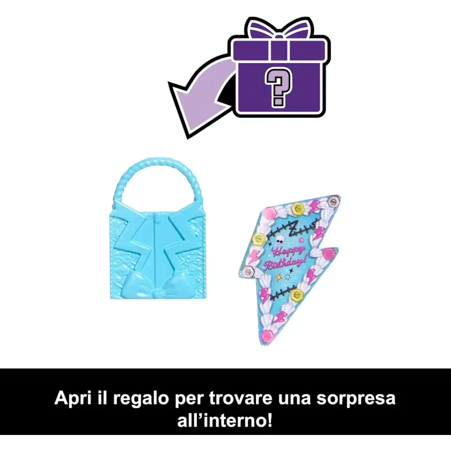 Monster High - Bambola Frankie Stein Scary Sweet Birthday JBG75