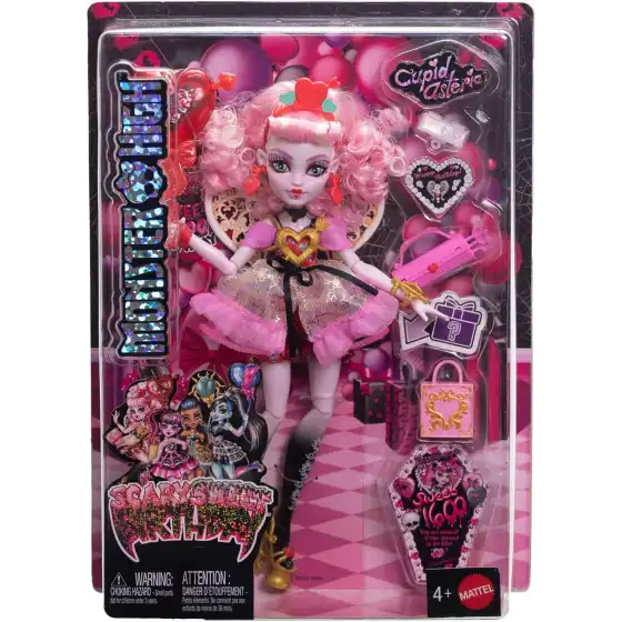 Monster High - Bambola Cupid Asteria Scary Sweet Birthday JBG77
