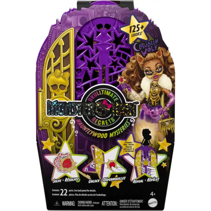 Monster High Segreti da Brivido Serie 6 - Clawdeen e I Misteri di Hauntlywood JBG80