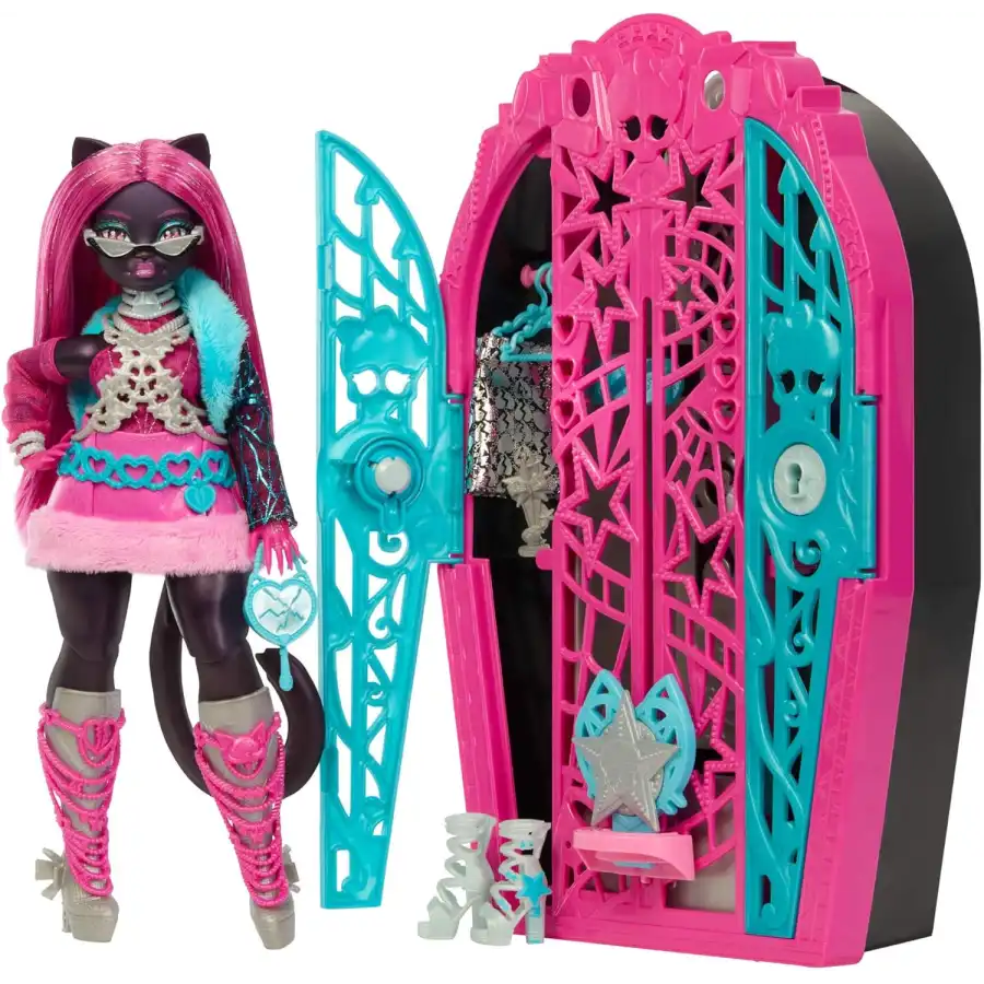 Monster High Segreti da Brivido Serie 6 - Catty Noir e I Misteri di Hauntlywood JBG82