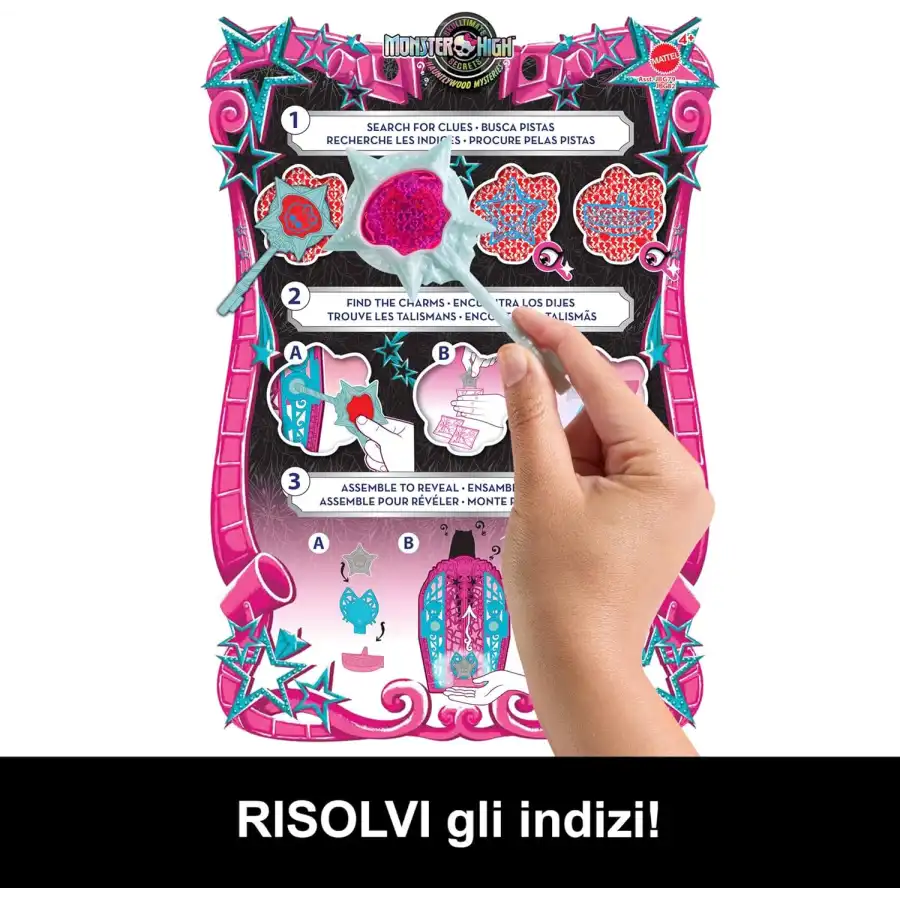 Monster High Segreti da Brivido Serie 6 - Catty Noir e I Misteri di Hauntlywood JBG82