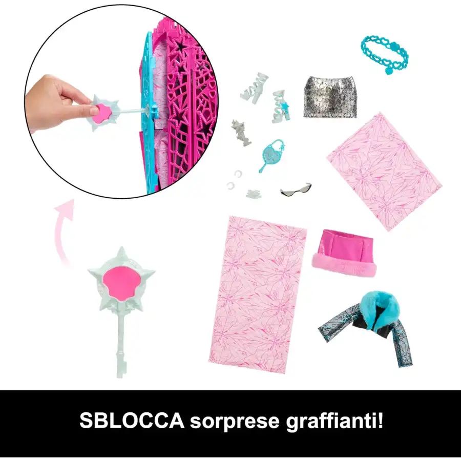 Monster High Segreti da Brivido Serie 6 - Catty Noir e I Misteri di Hauntlywood JBG82